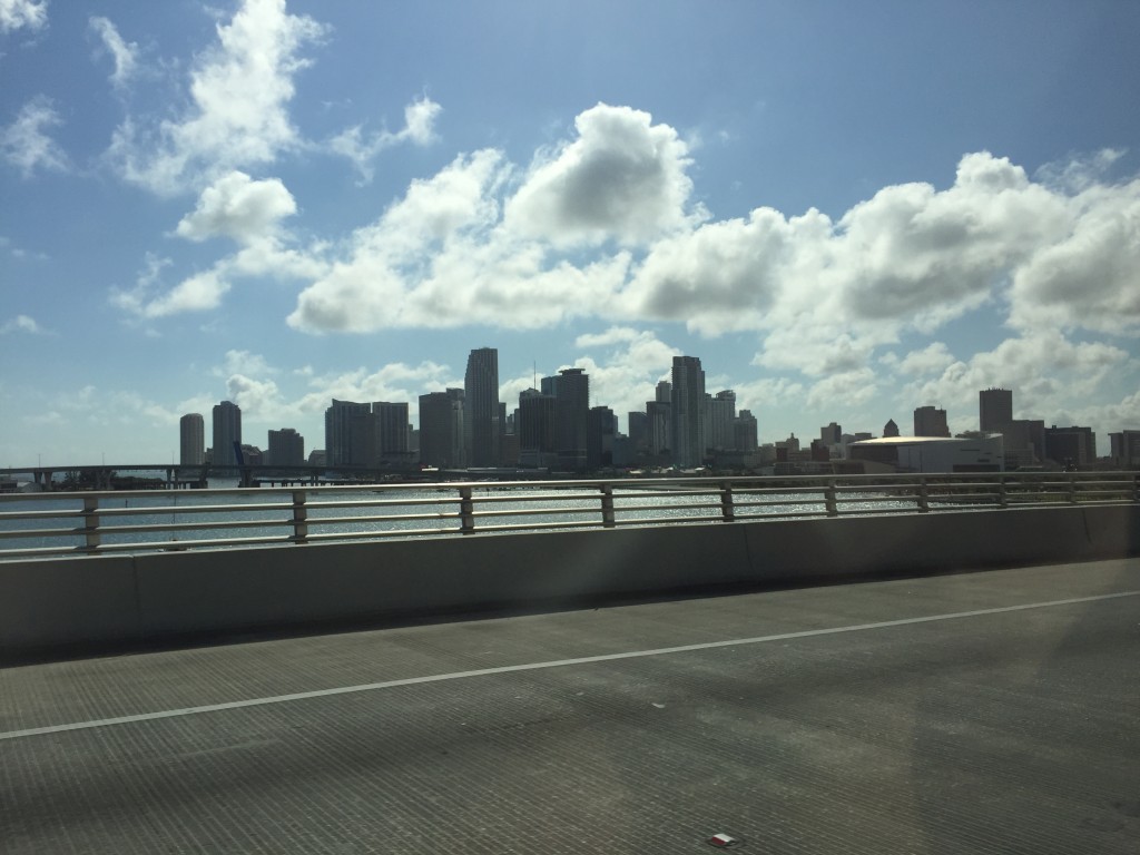 Turen på vej til Miami Beach